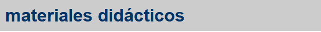 materiales didcticos
